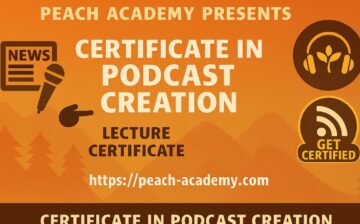 Certificate in Podcast Creation