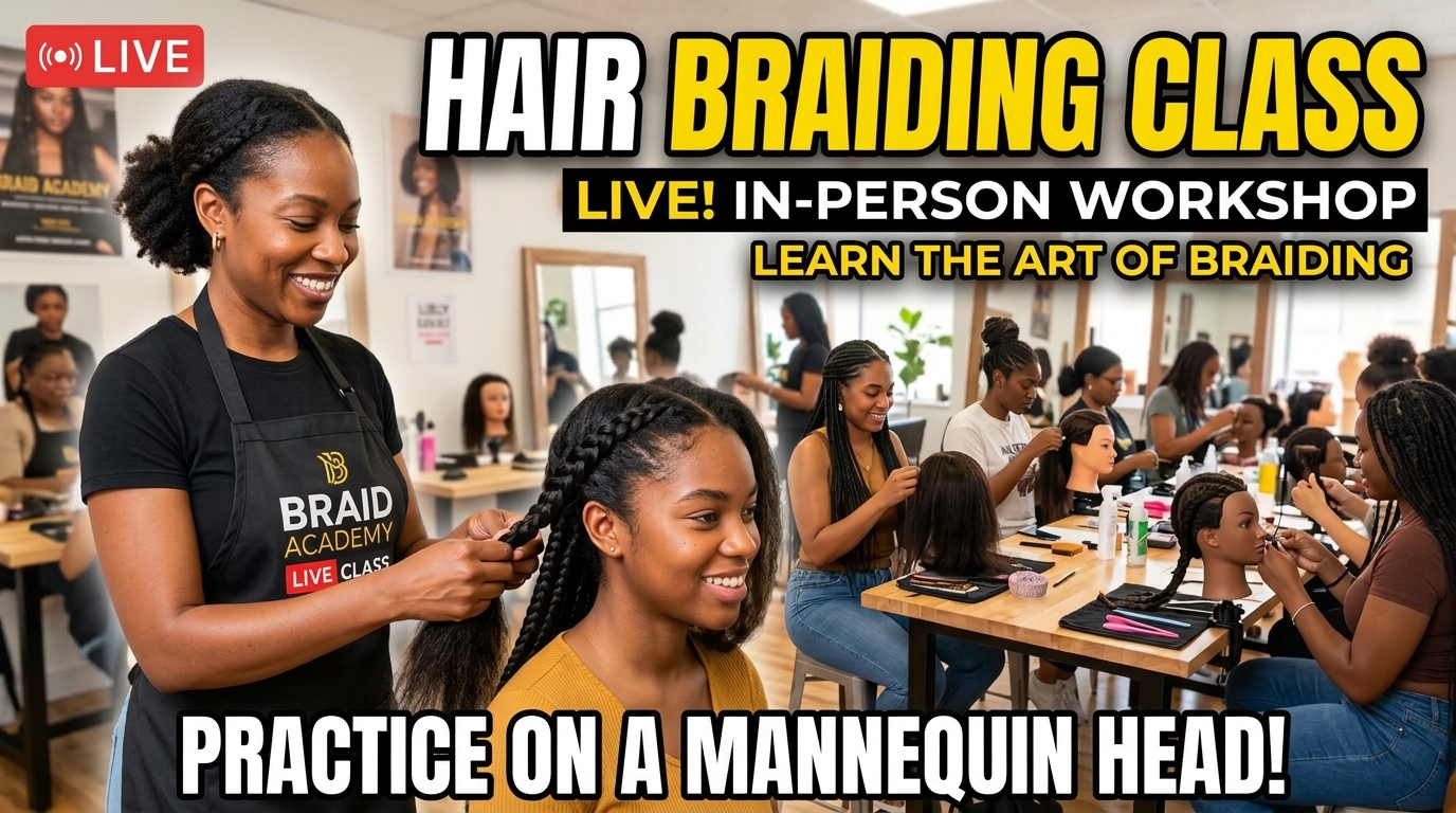 Hair Braiding Class | Los Angeles Live In-Person Class