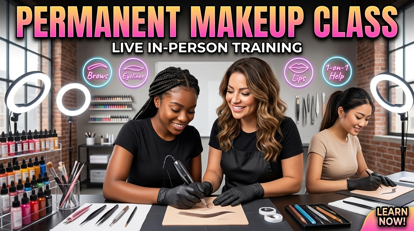 Permanent Makeup Class | Los Angeles Live In-Person Class