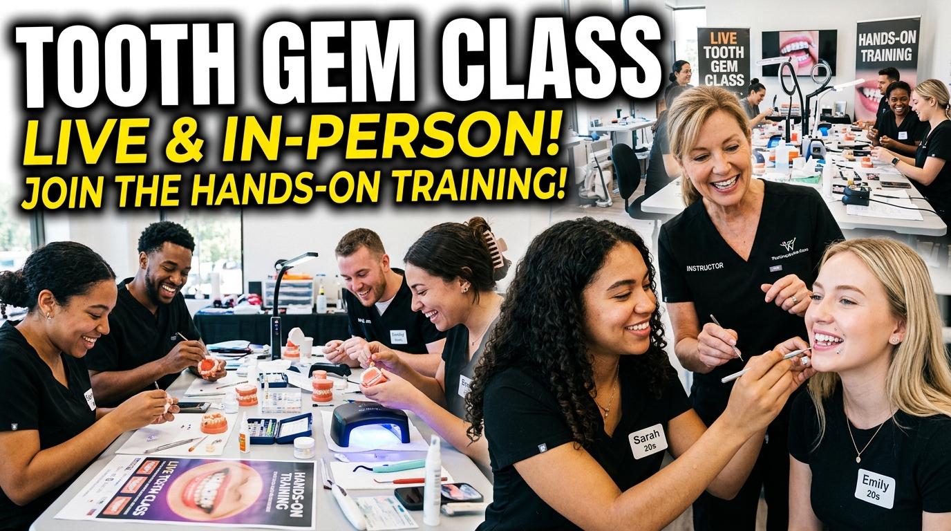 Tooth Gem Application Class | Los Angeles Live In-Person Class