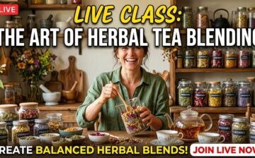 The Art of Herbal Tea Blending: Create Balanced Herbal Blends - Live Virtual Class
